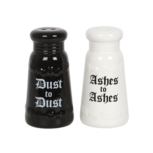 Ashes to Ashes Salt and Pepper Cruet Set