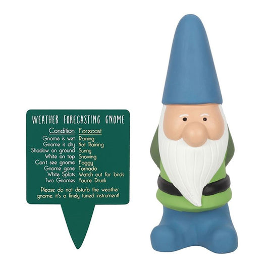Large Weather Forecasting Gnome Garden Ornament