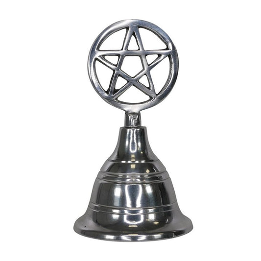 Silver Pentagram Altar Bell Instrument