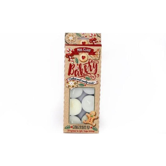 Pack of 10 Gingerbread Scented Tealights